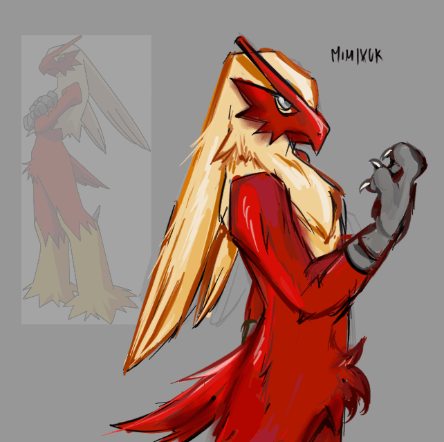 I drew Blaziken !