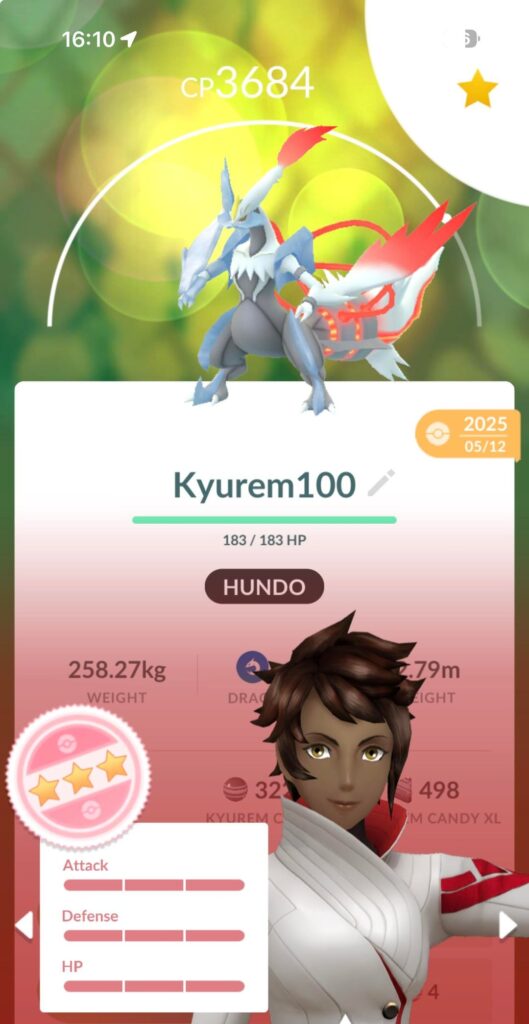 results from kyurem day!