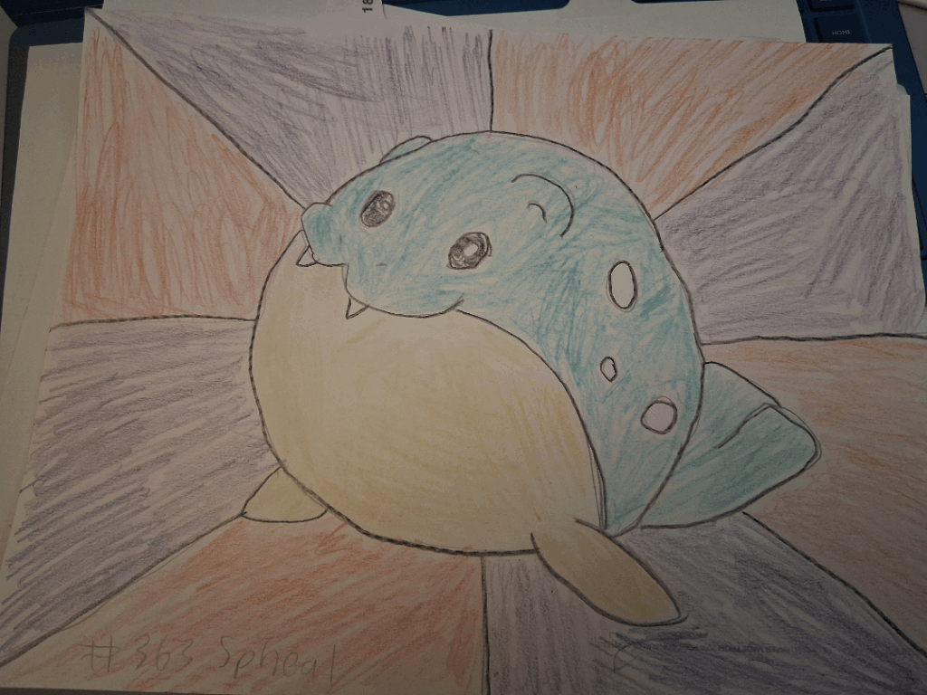 I drew spheal and Musharna