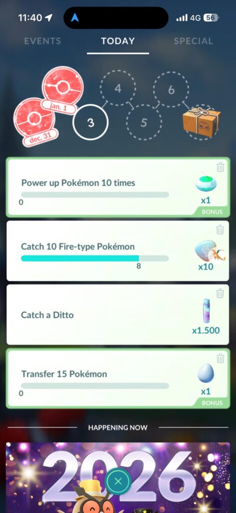 Catching a ditto field research