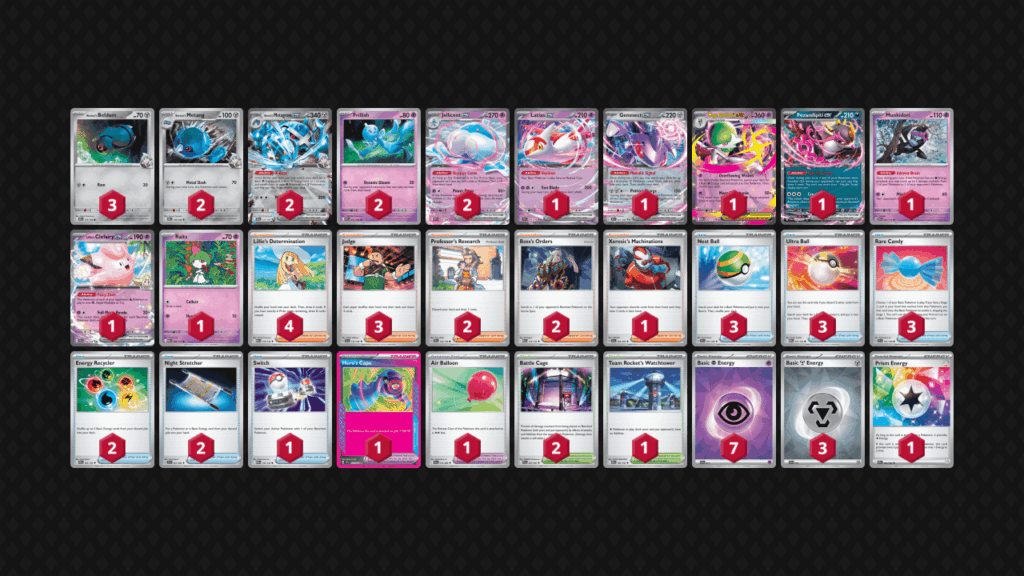 Post-rotation Metagross ex / Jellicent ex — looking for tuning advice (mobility + search)