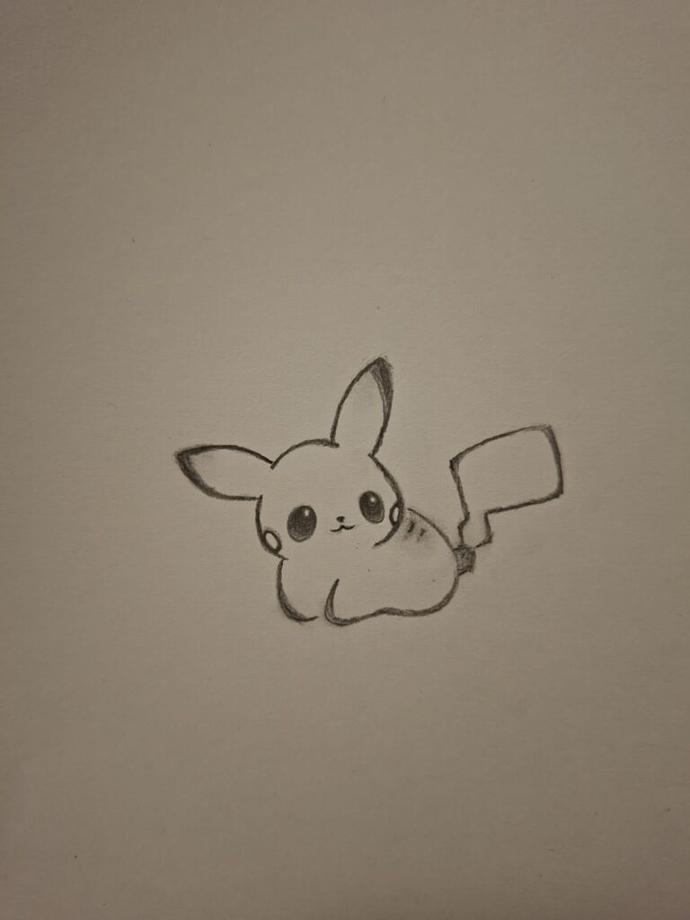 Smol Pikachu that i drew for my daughters