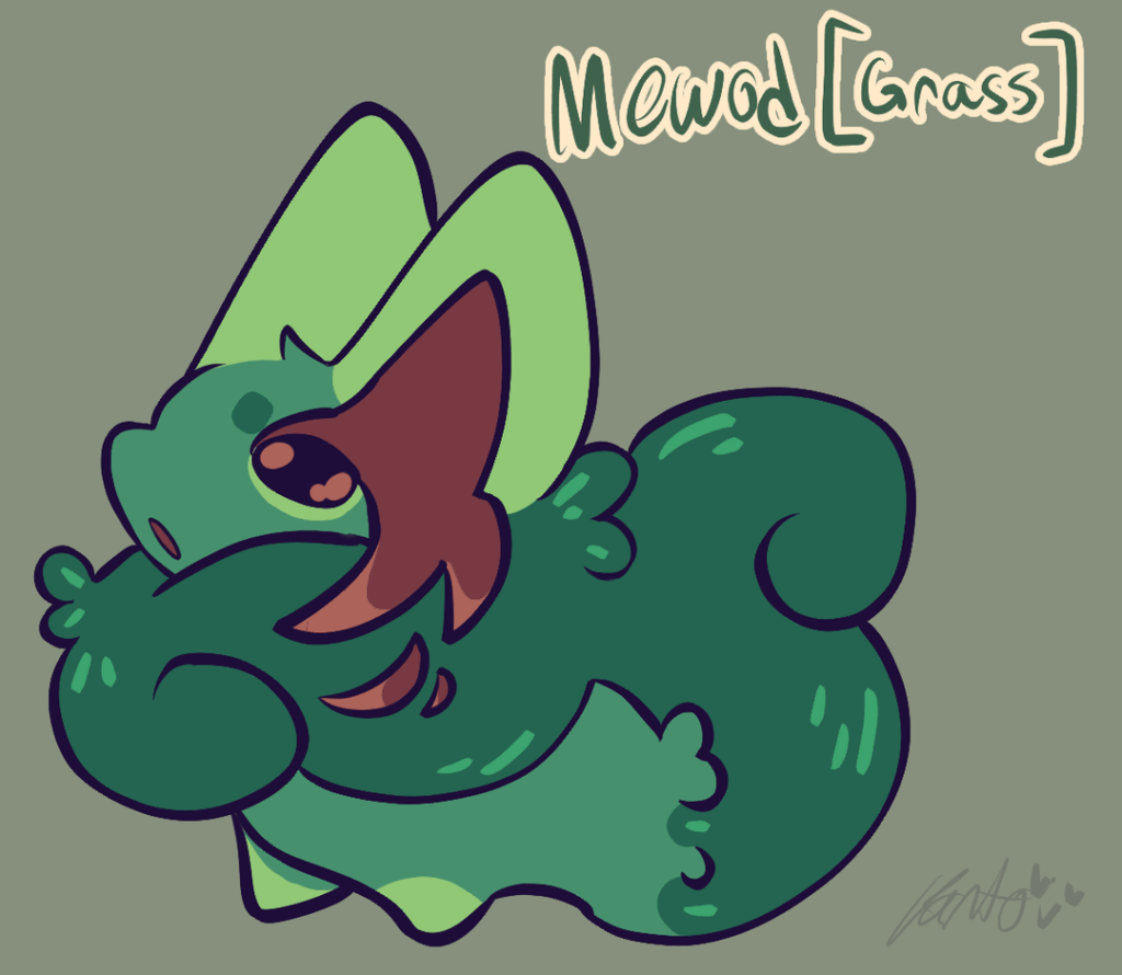 Fakemon grass starter (OC)