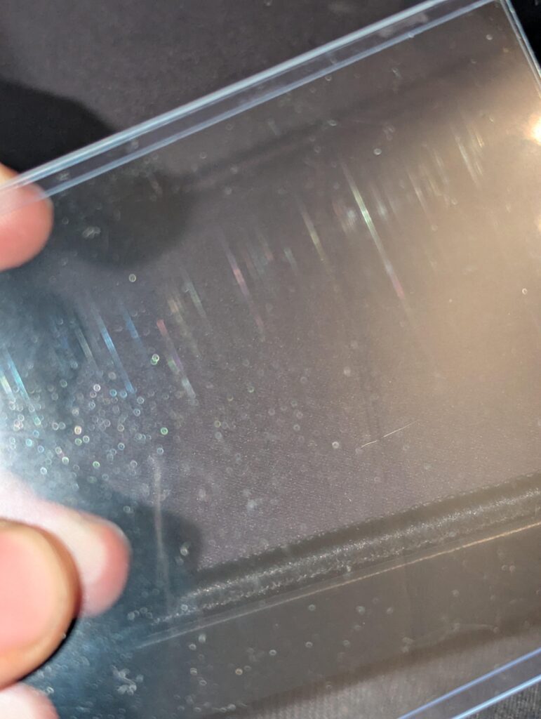 All pokemon toploaders are scratched