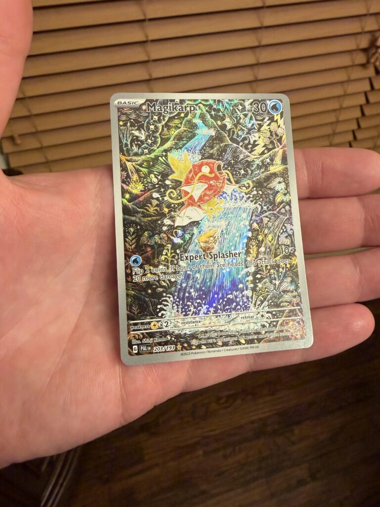 I did the responsible thing and bought the chase instead of ripping booster boxes