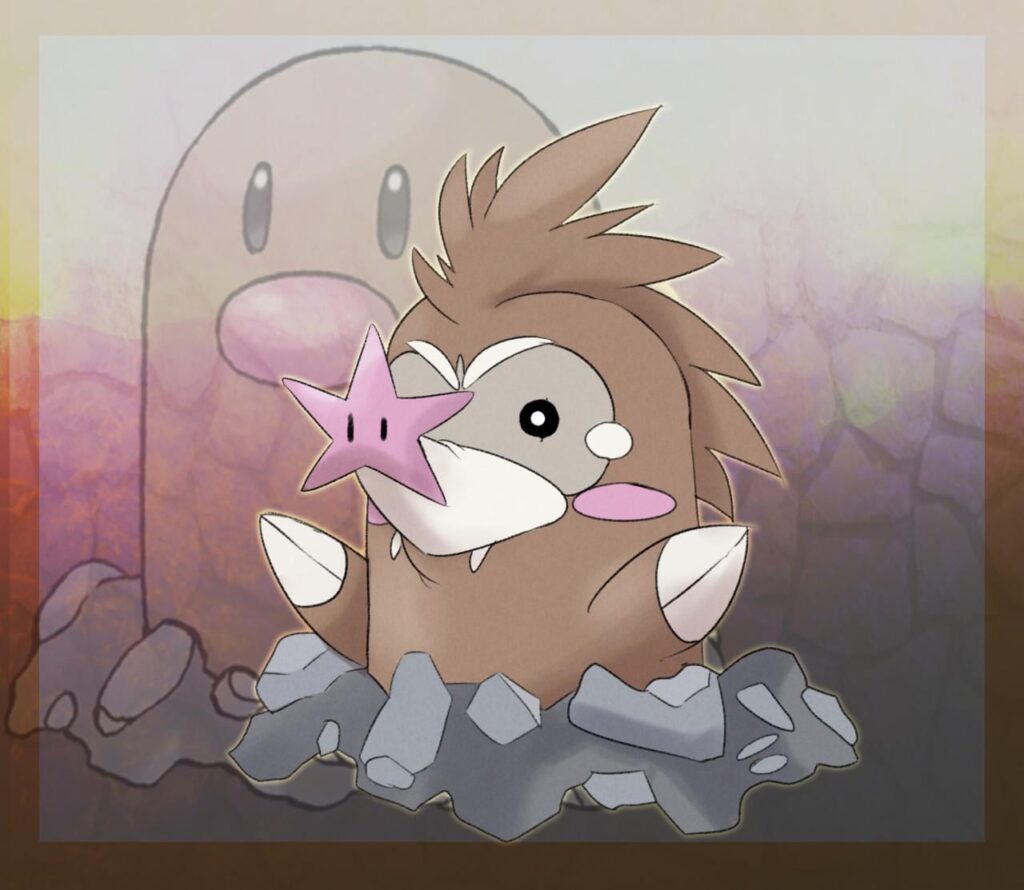 Pokeredesign : Diglett (by me)