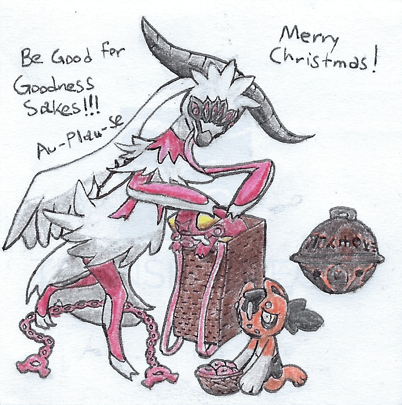 Merry Christmas - Lamentu posing as Krampus