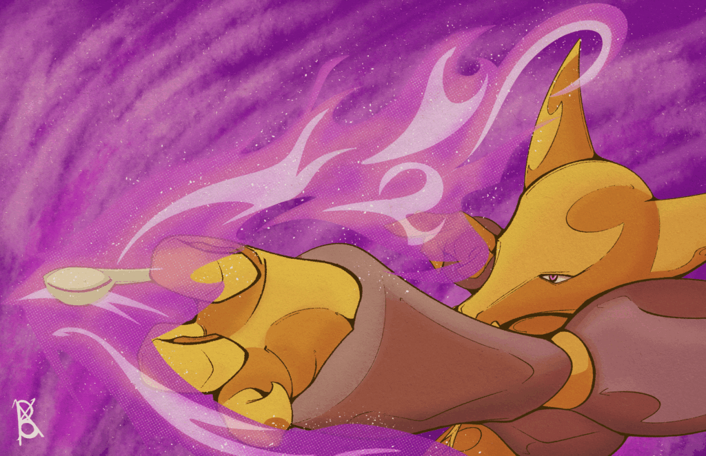 Drew One of my Favorite Pokemons - Alakazam