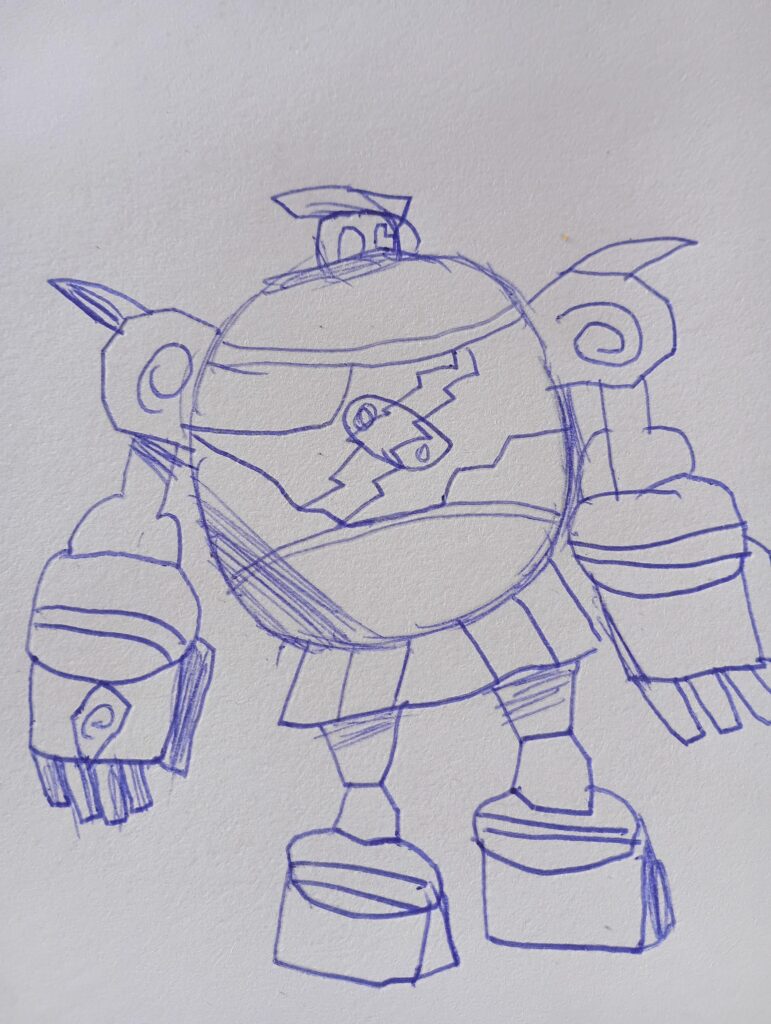 I made this like a month ago but golurk picture