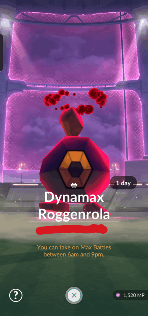 Dynamax Roggenrola - Tier 1
