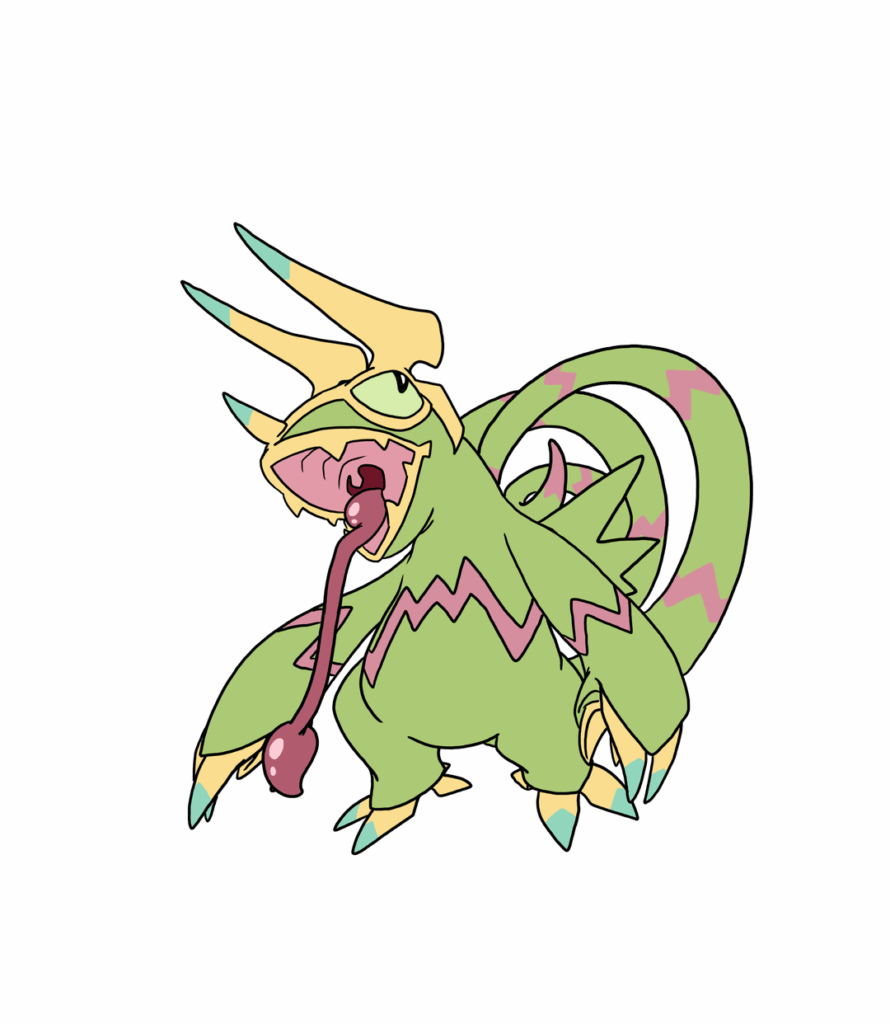 (Art by Me) Mega Evolutions (Furret, Smeargle, Ribombee, Kecleon)