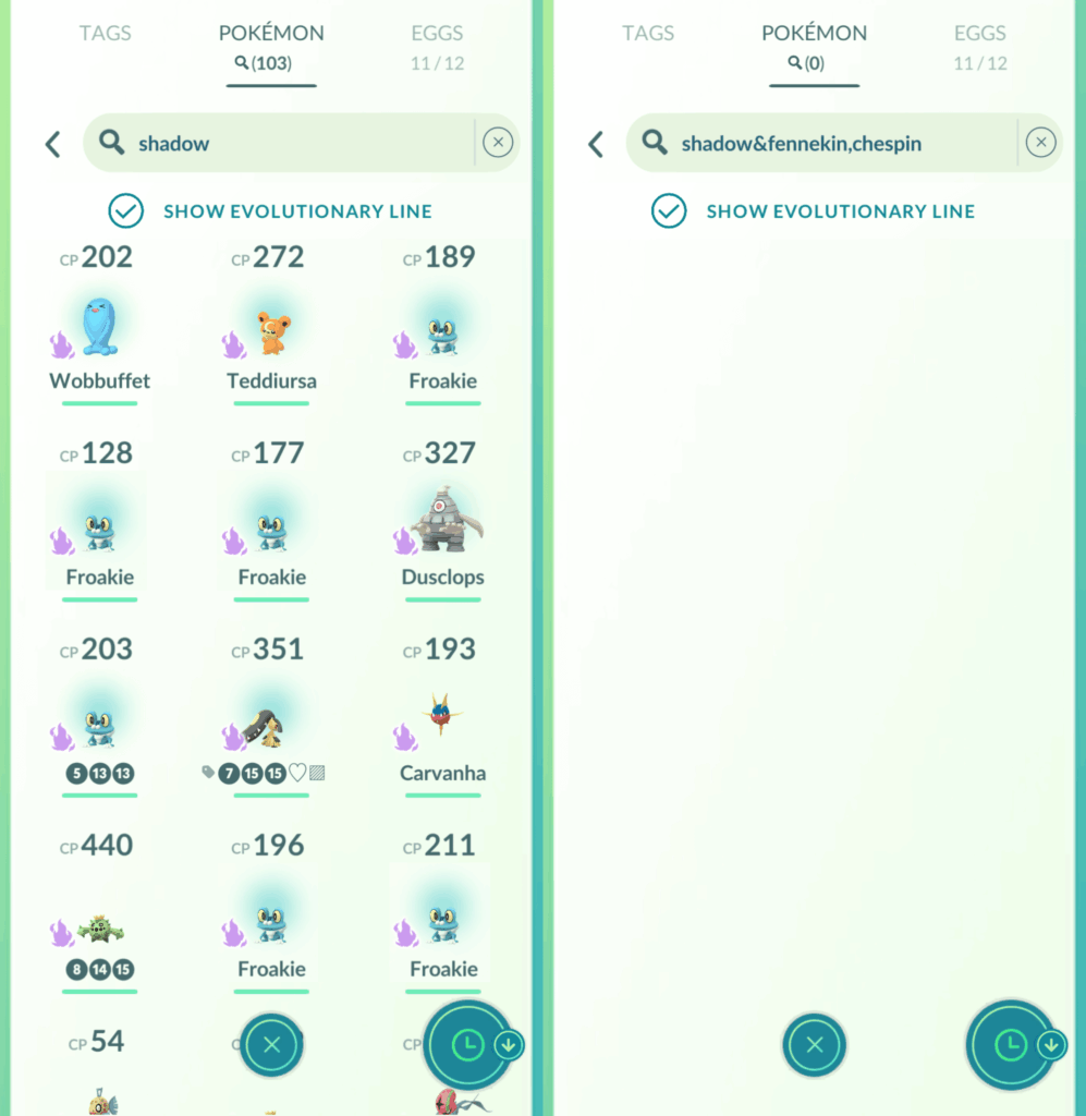 I got SIX shadow froakies before any of the other starters