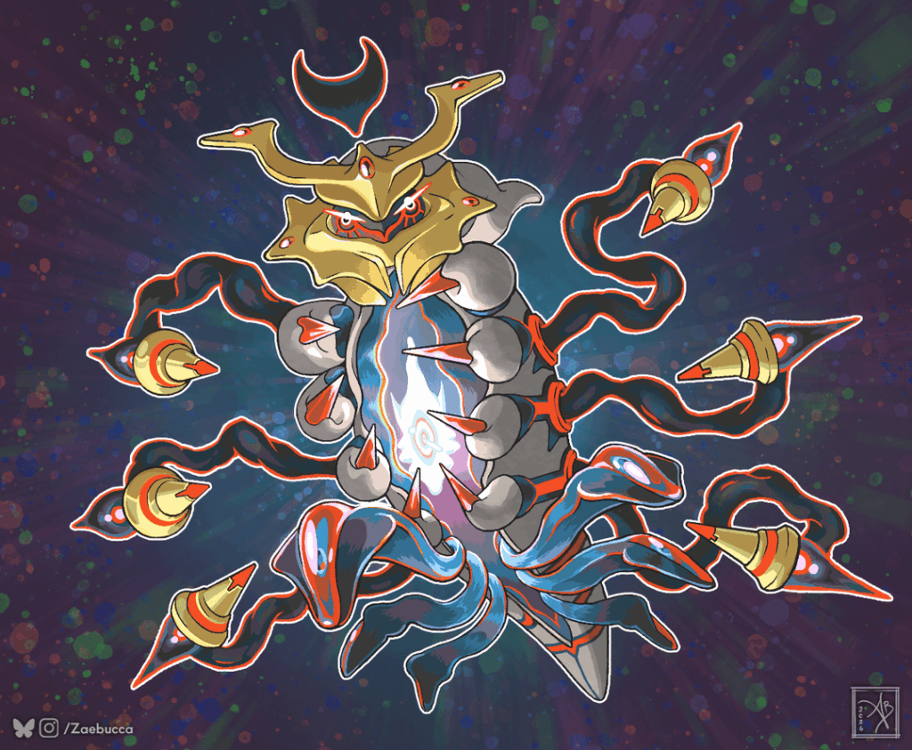 Giratina Ø - an eldritch primal reversion / mega evolution kind of concept