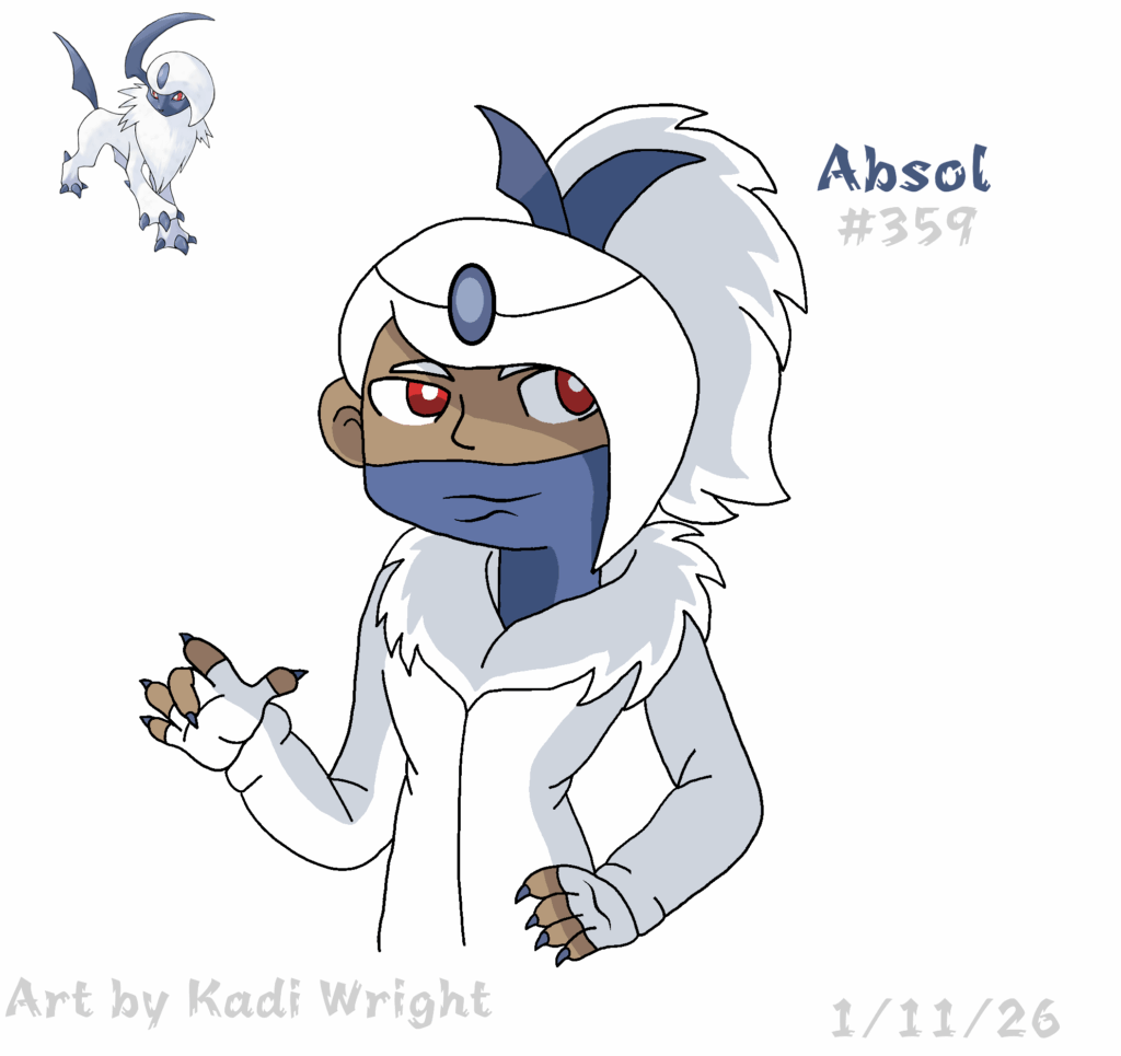 The Disaster Pokemon, Absol (Art by me)