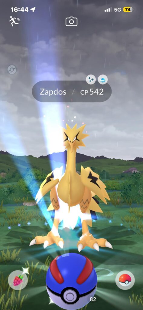 I’m the luckiest man alive!! Shiny zapdos