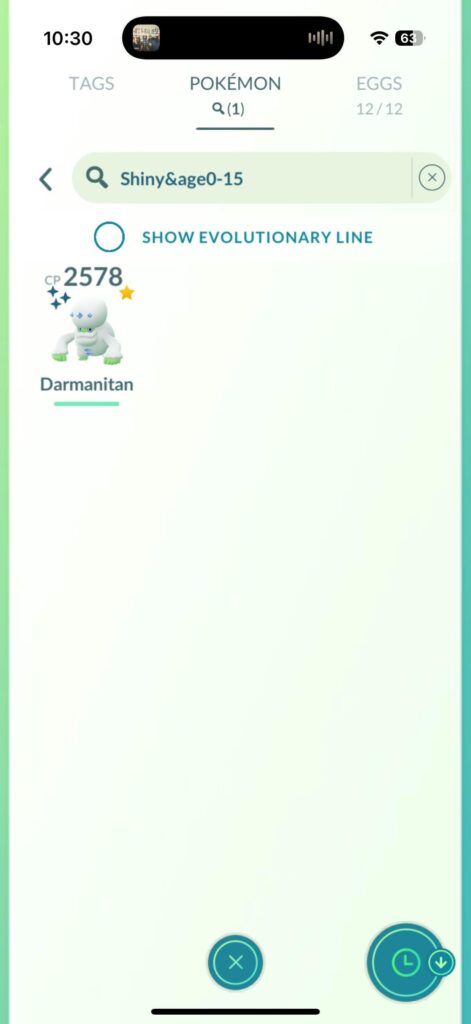 Only shinies I've caught all event😢
