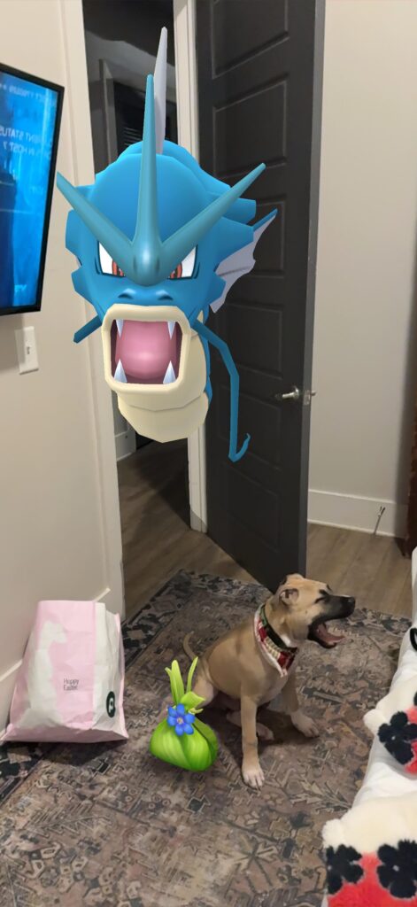 Lil man was excited about the gift