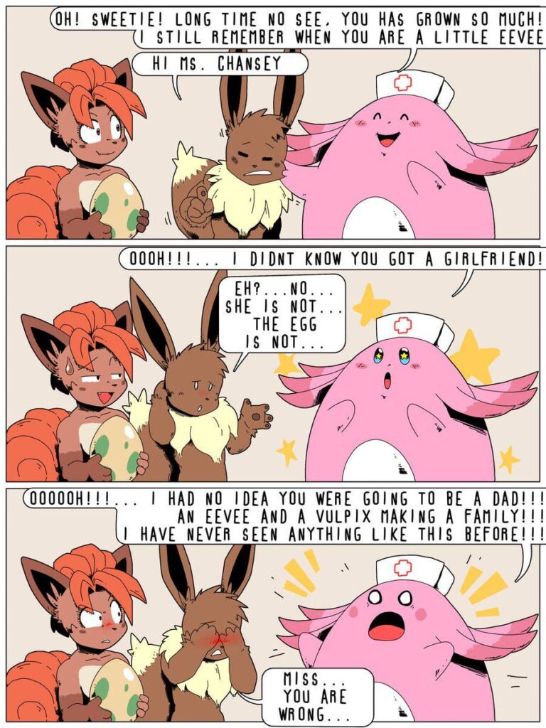 Eevee became a dad!? (OC: @JIStheFox)
