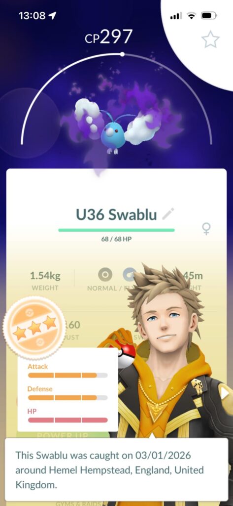 Any advice? Which Swablu do I evolve?