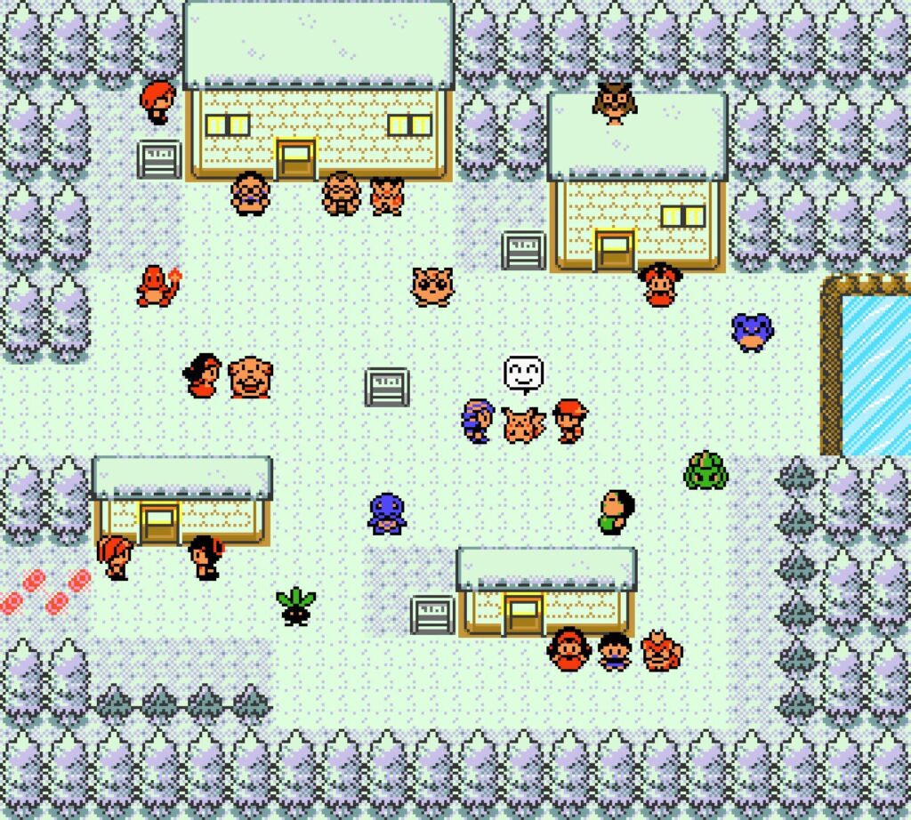 Snowy New Bark Town ❄️