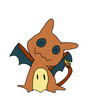 Zymurian Mimikyu and its evolution Mokkary