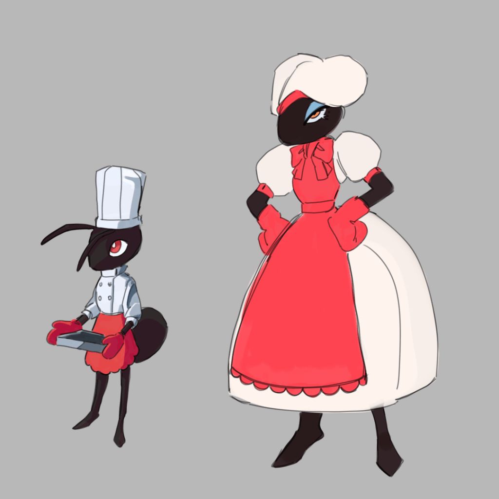 I made two Pokémon inspired by pastry chefs.