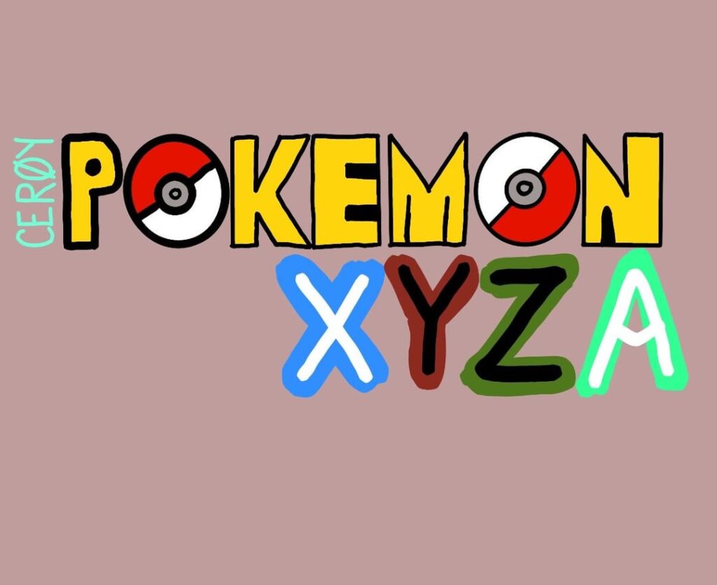 [OC] drew some Pokémon logos, cuz I was bored