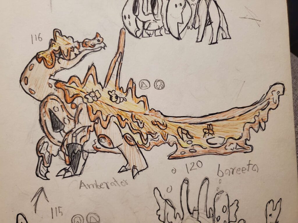 A redesign I did of my fossil mon