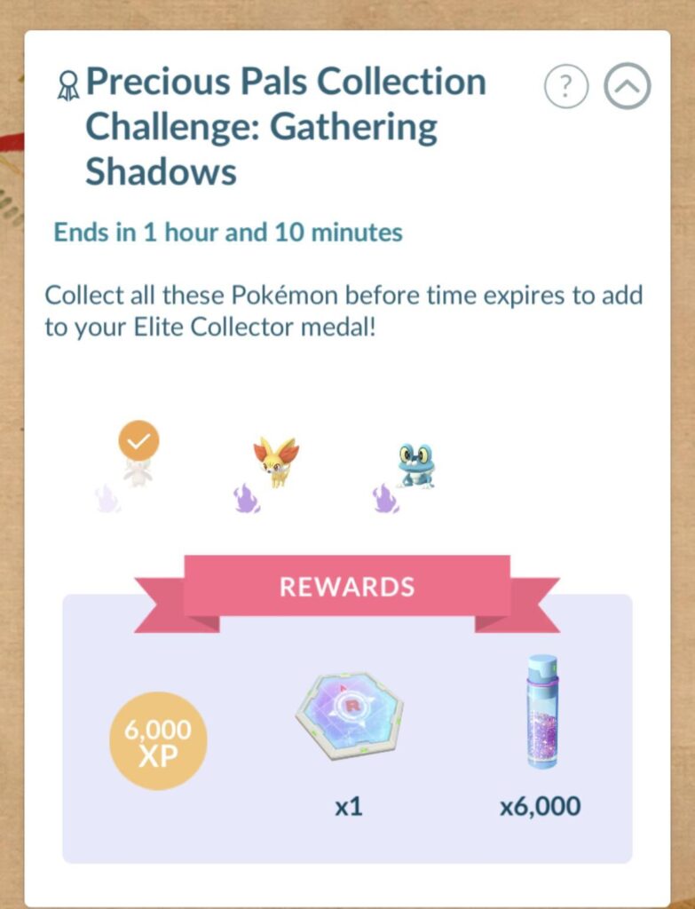 Pokémon caught are not updating the challenge progress