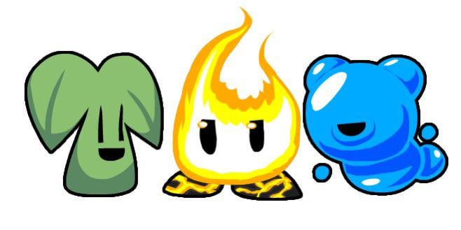 My Fakemon Starters :D