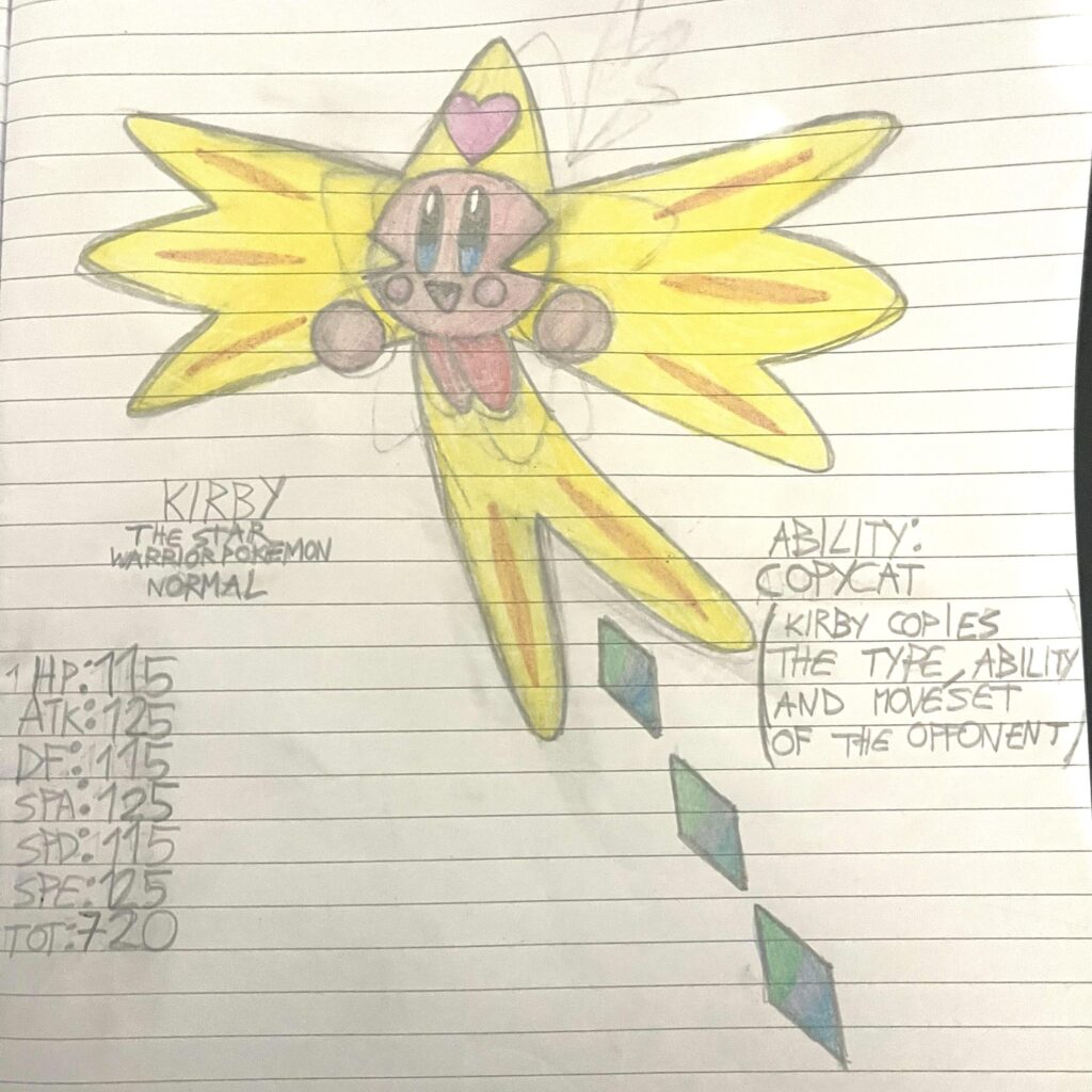 Kirby as a Pokémon