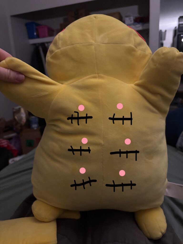 I’m gonna open him up to make him fatter and I wanna give him ftm top surgery stitches. But would he have nipples like this? Just two like humans? They hatch from eggs so would they even have nipples? Are they like platypuses? Help?
