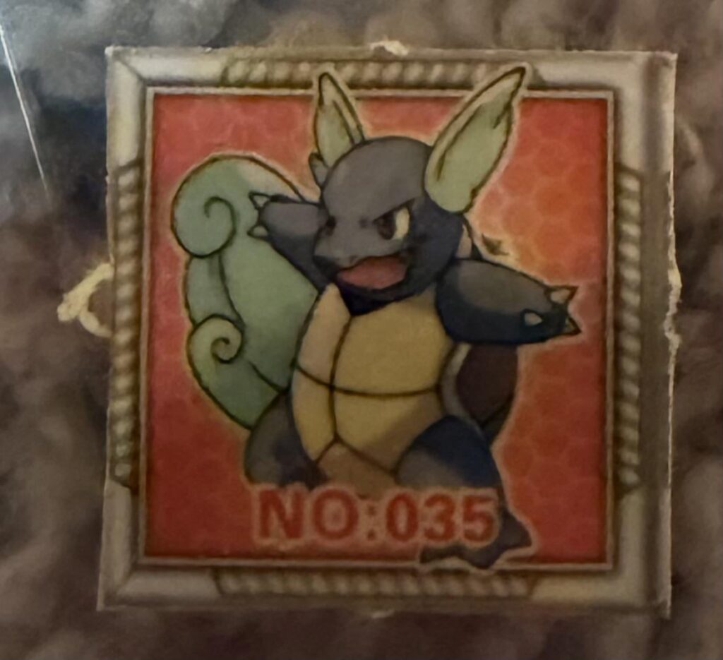 Interesting Wartortle Postal Stamp Thing