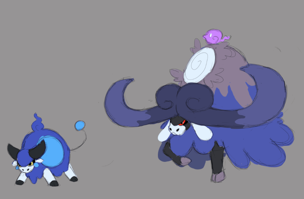 Calfrowm and Drumox (Ghost/Water)