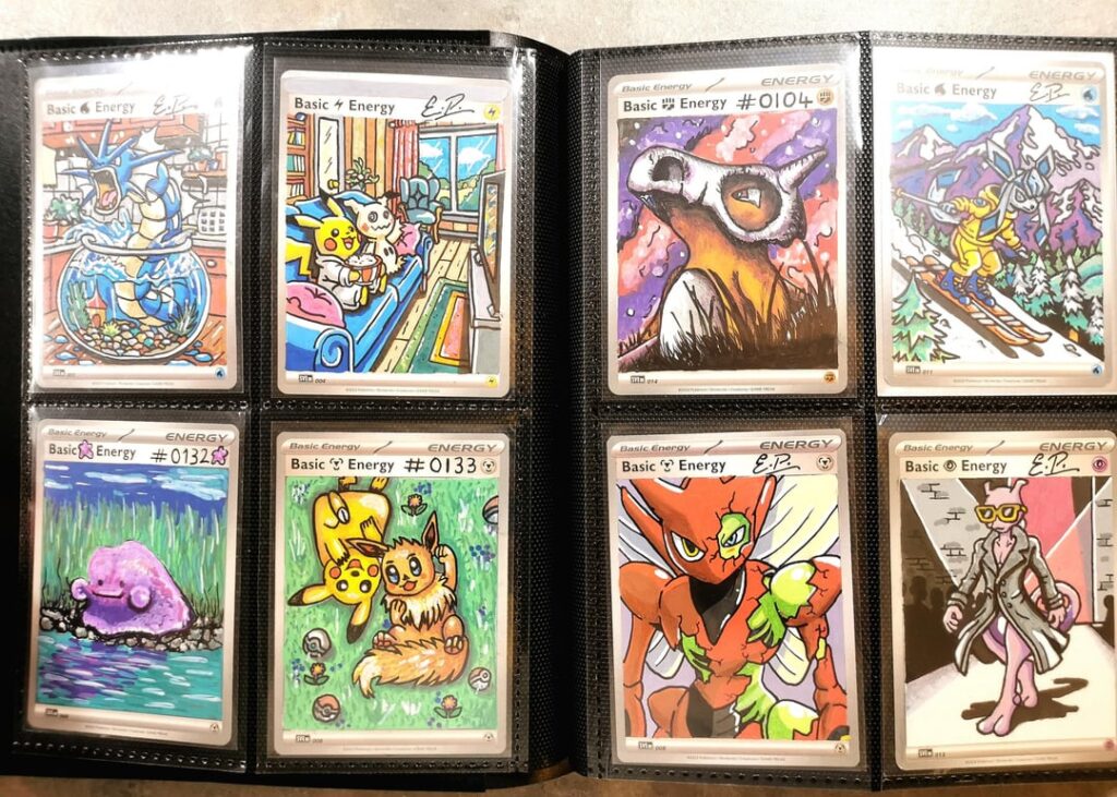 Another card and another page completed of my custom energy cards🎨