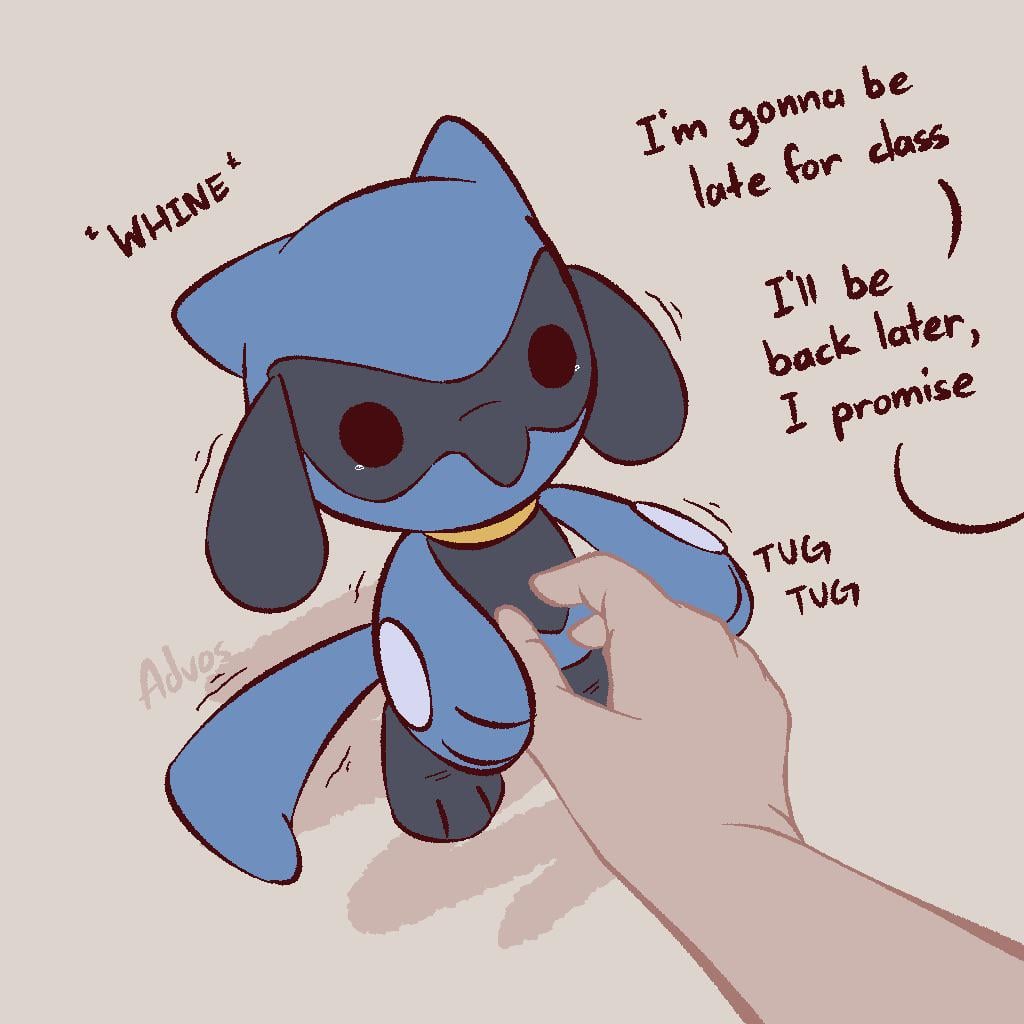 [OC] Pokemon probably get separation anxiety too