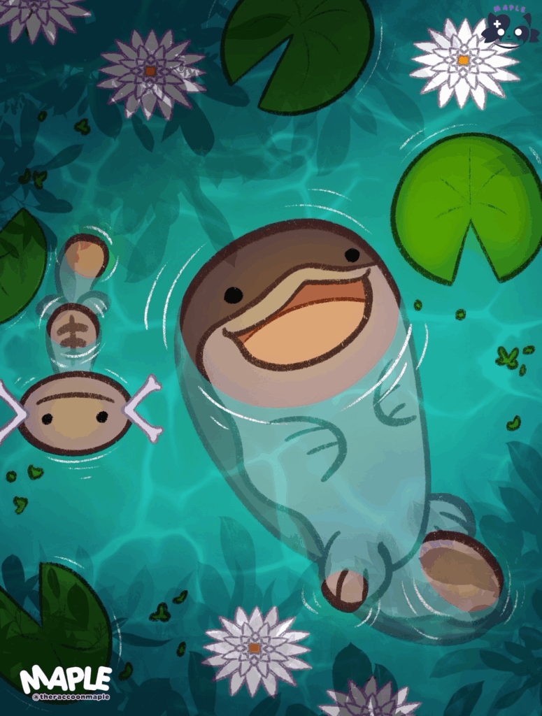 [OC] Clodsire and Wooper relaxy time <3