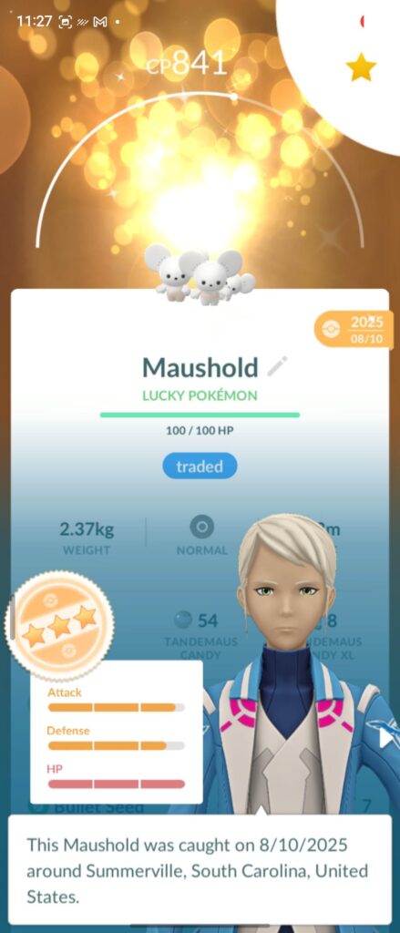 This was double lucky. Trade went lucky and then the evo went luckier