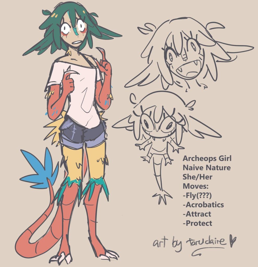 Archeops Girl (by @Toruclaire)