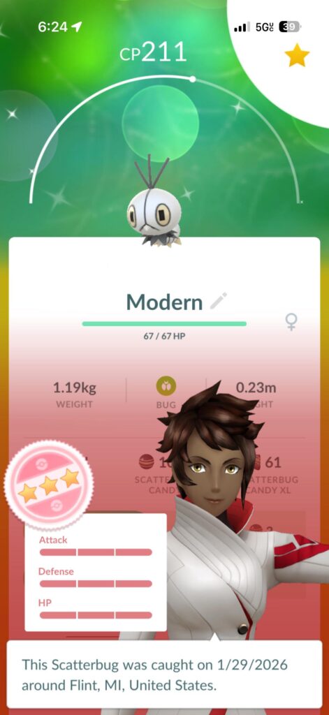 First Shundo ever! I don’t think it’s a powerful one, but according to the InTeRnEt, it’s one of the most rare pokemon in the game!