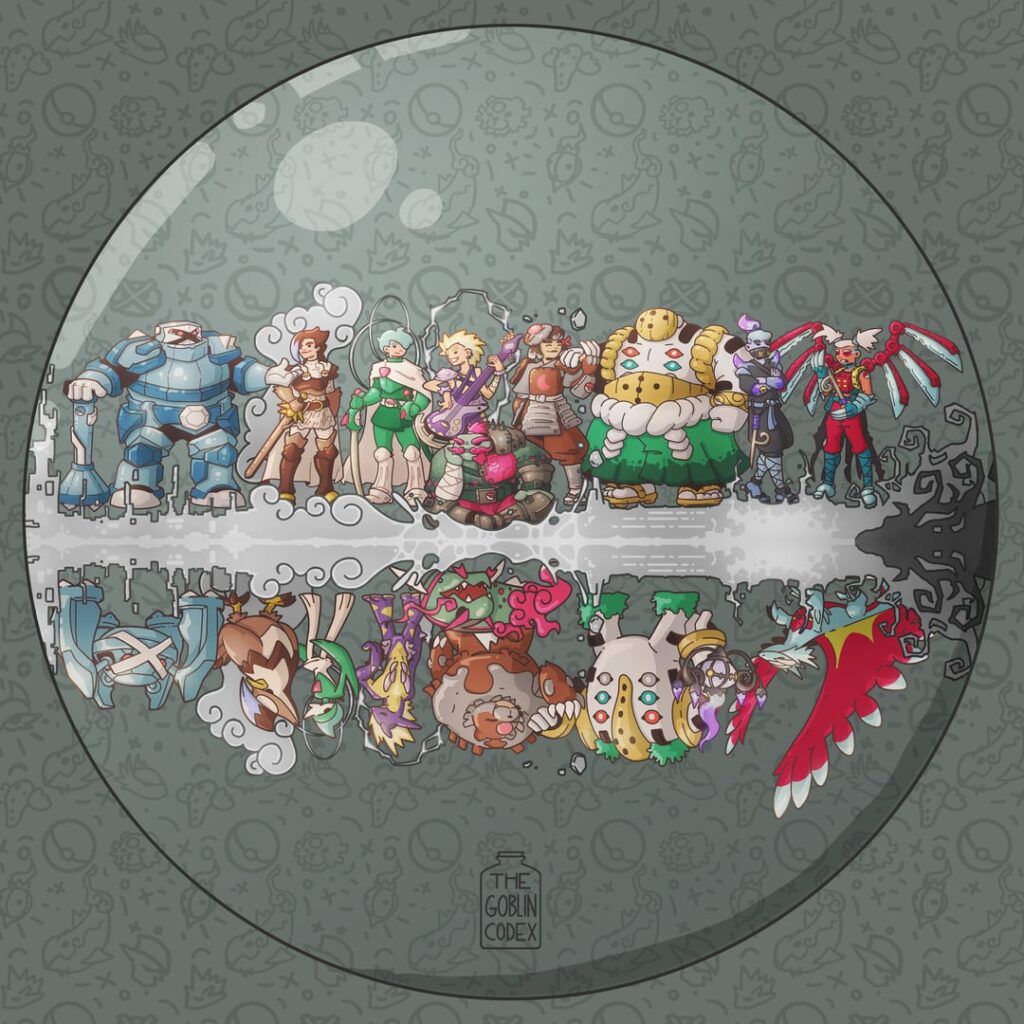 (OC) Closing the year with a Pokemon Gijinka Team :D