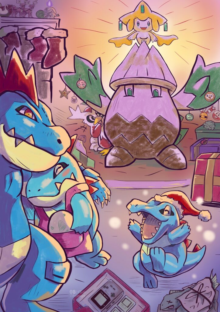 Totodile and his family
