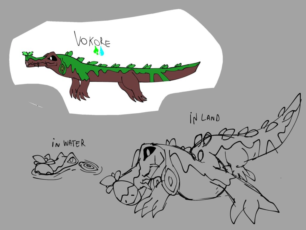 I wanted to sketch a sprite for one of my fakemons