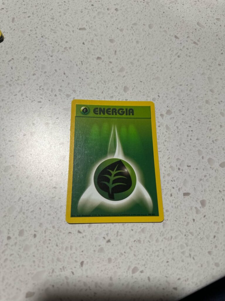 Spanish Base set grass energy card ?