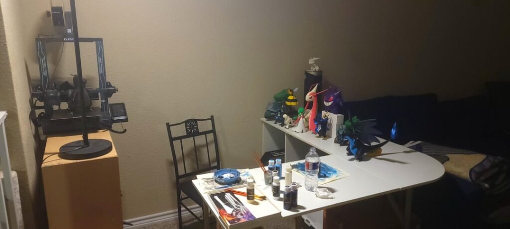 3D printed and hand-painted my Pokémon Platinum team!