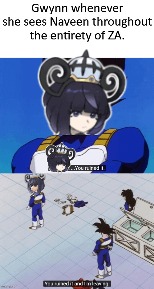 Gwynn has disdain for Naveen...