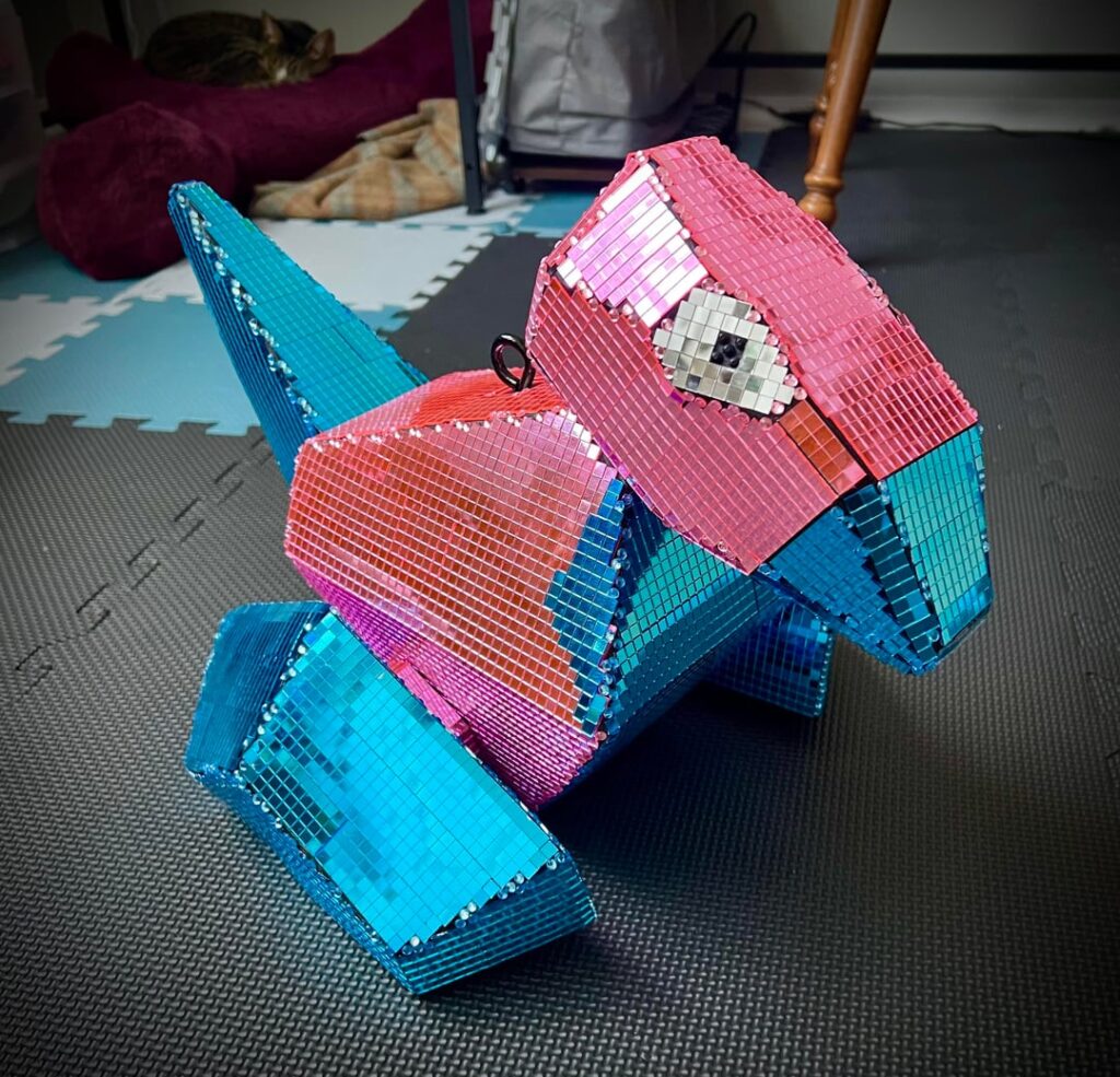 I made a Porygon disco ball