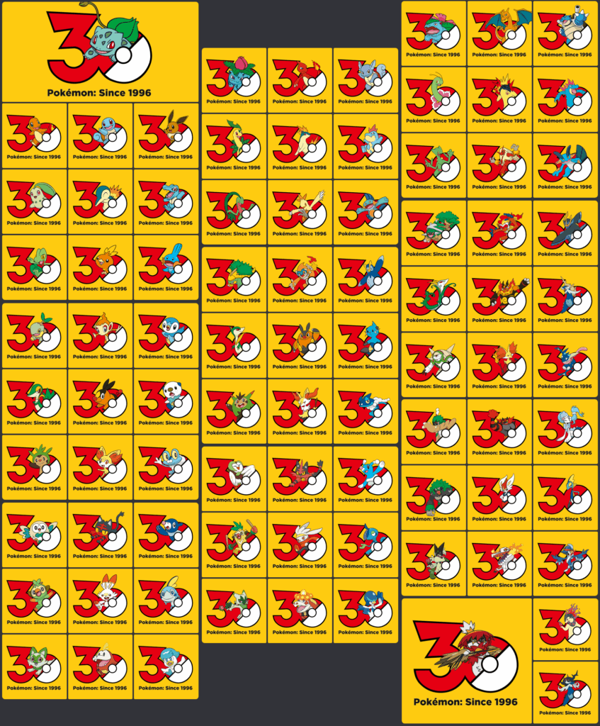 Pokemon30 Logo Edits (UNOFFICIAL)