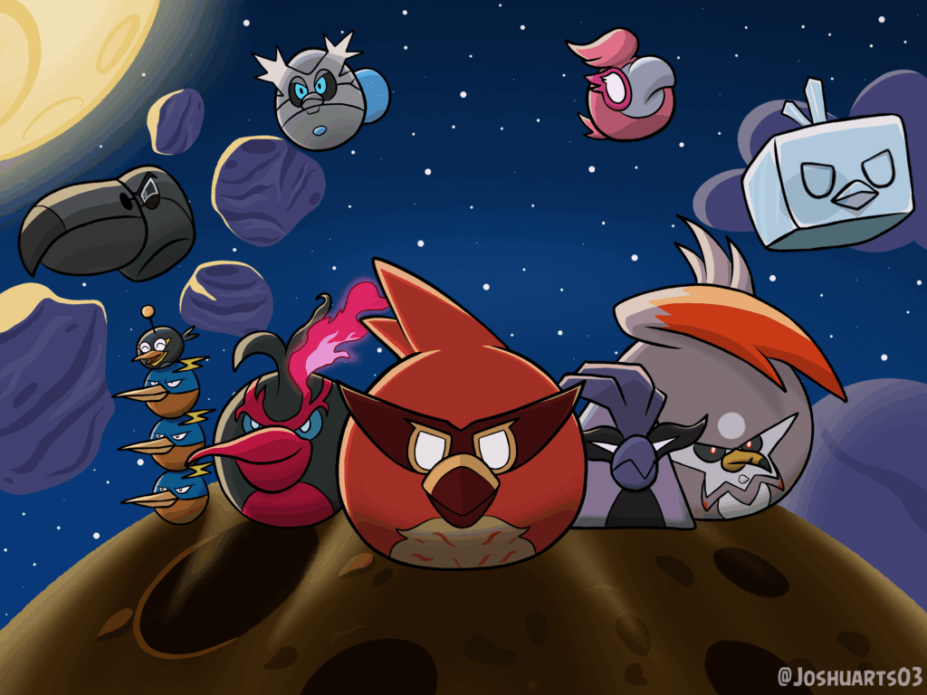 (OC) When The Birds are Angry, and in Space!