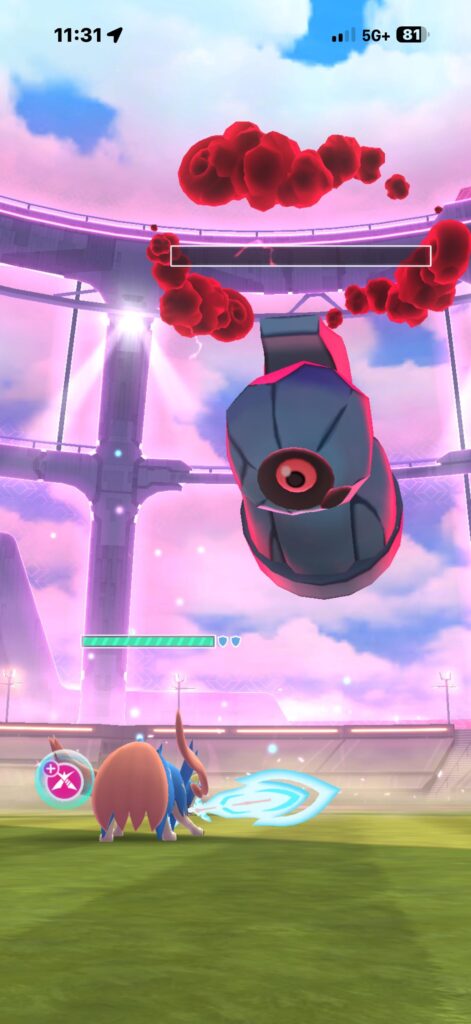Solo’s a Beldum with my Zacian to see how it would go